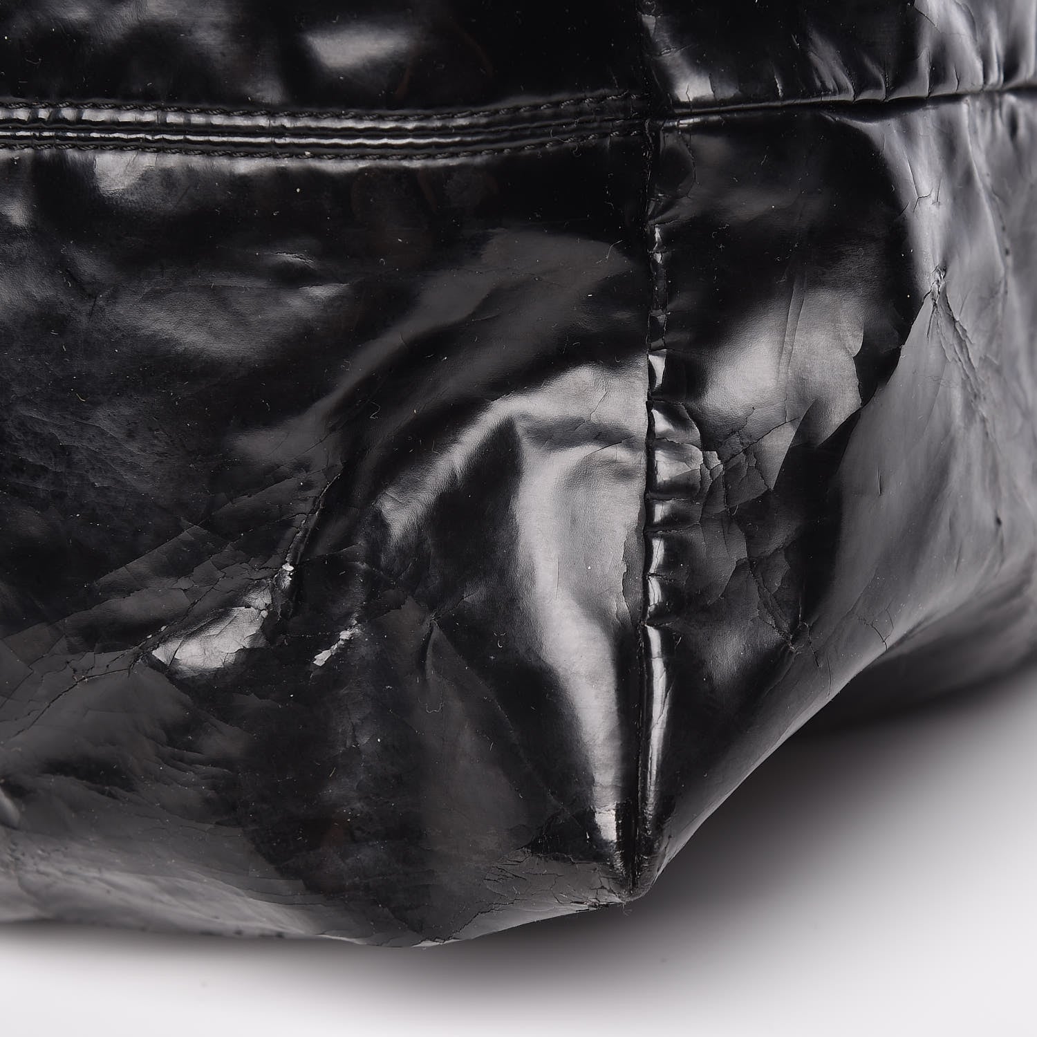 Chanel Vinyl XL Coco Cabas Black 12 of 17