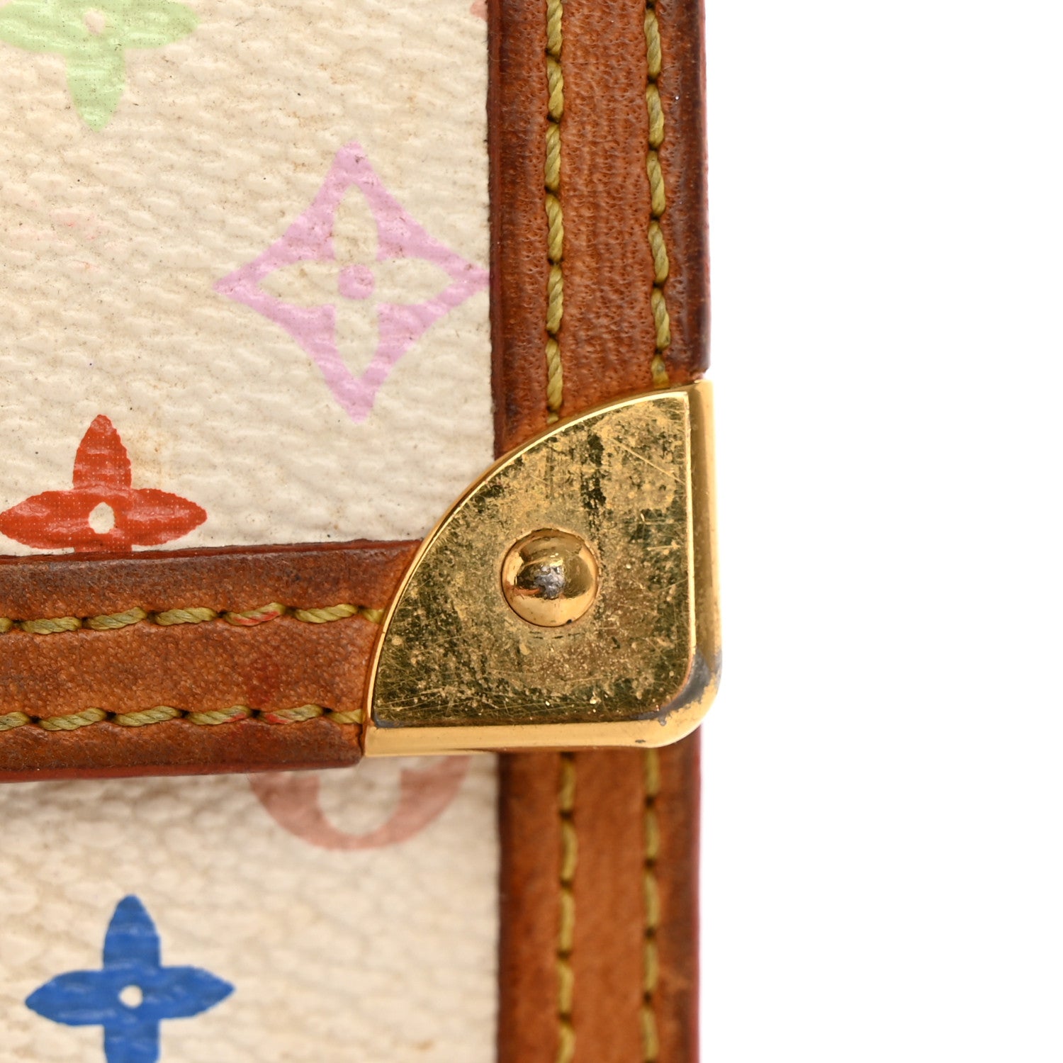 Louis Vuitton Monogram Multicolor Porte Tresor International Wallet White 13 of 15