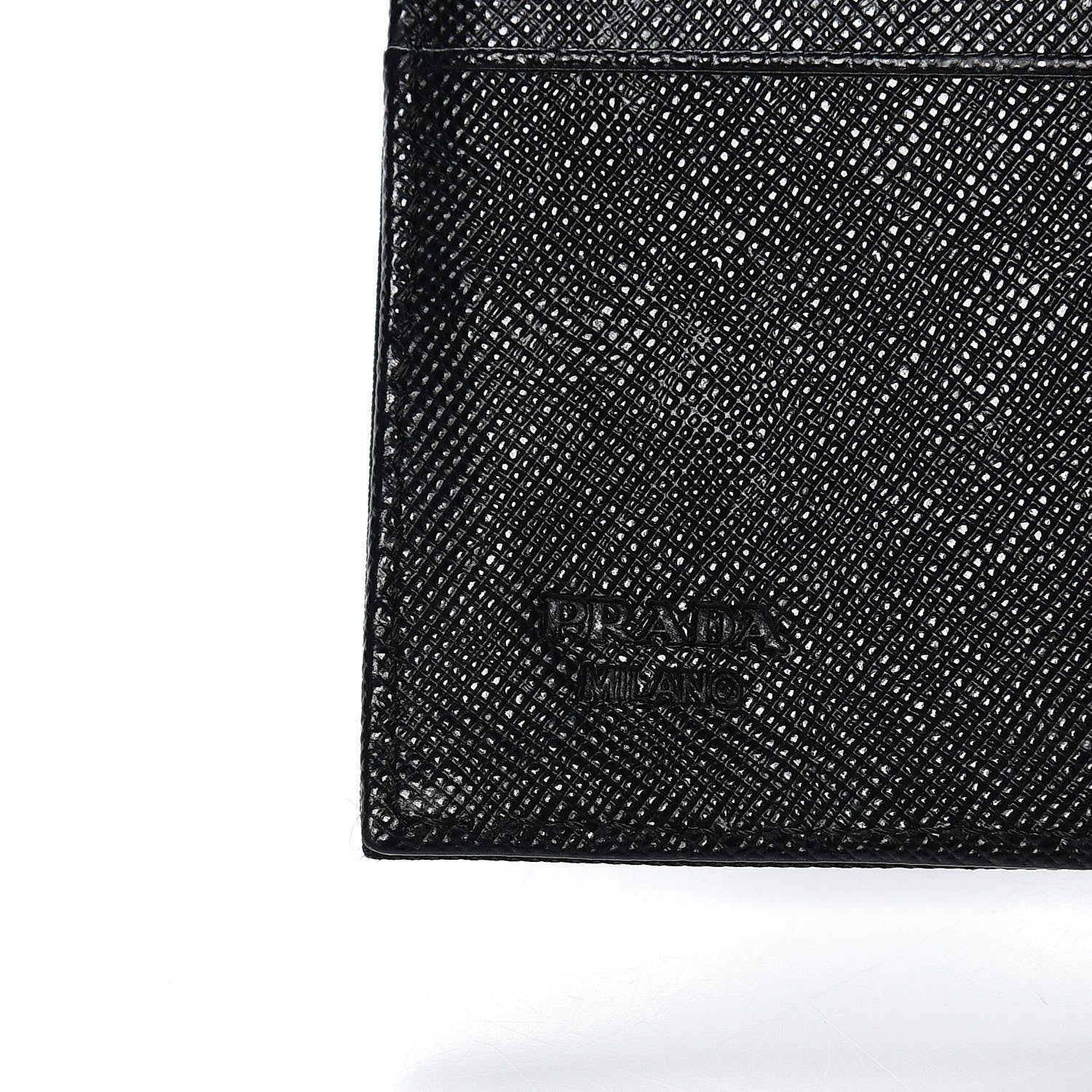 Prada Tessuto Nylon French Wallet Black 7 of 10