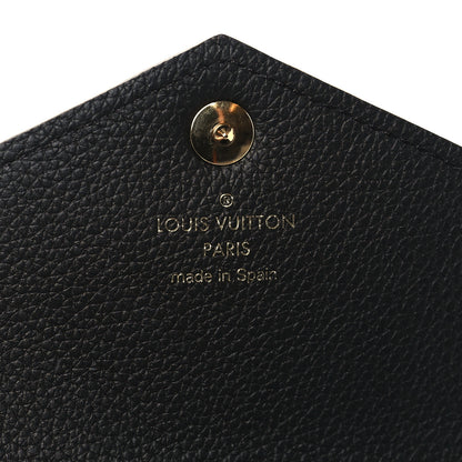 Louis Vuitton Calfskin Double V Wallet Black 6 of 7