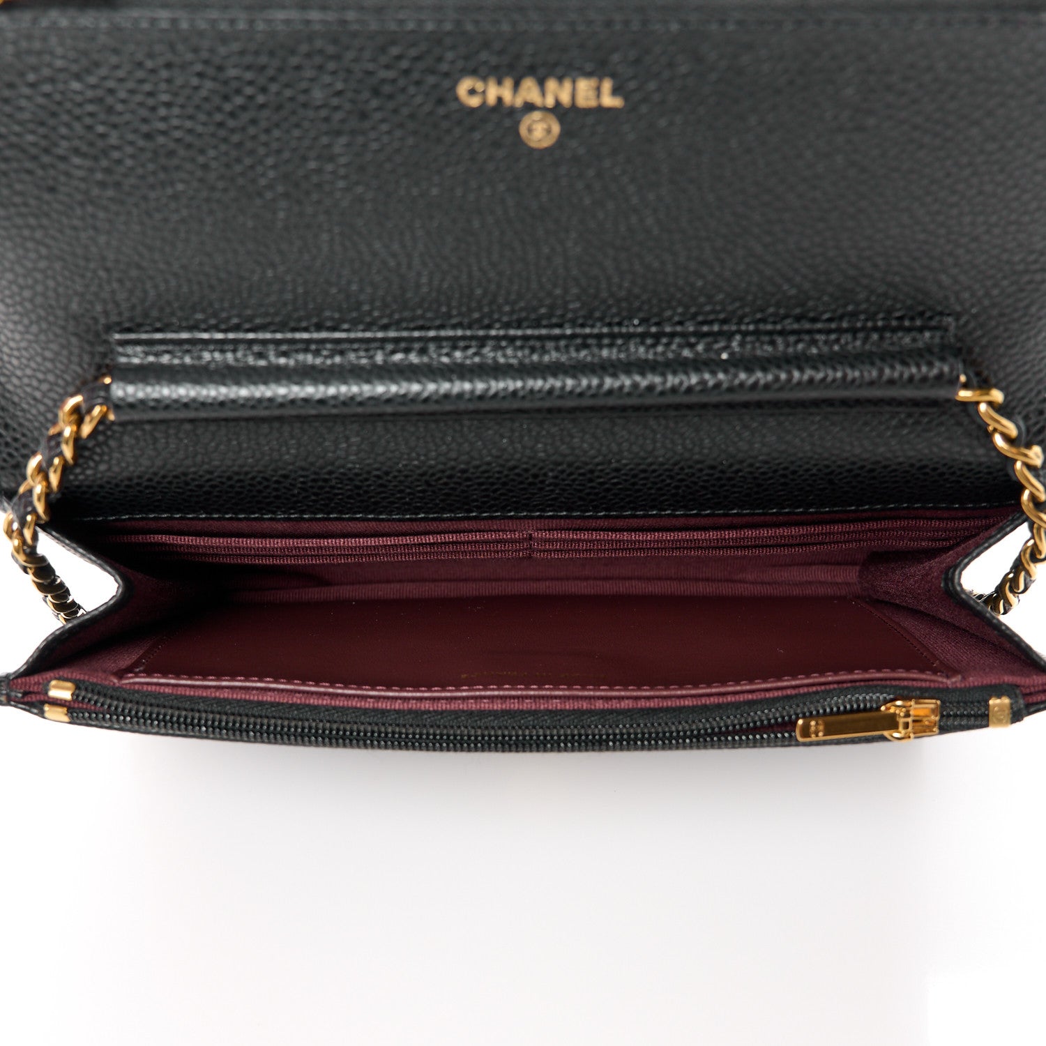 Chanel Caviar Quilted Wallet on Chain WOC Black 5 of 12
