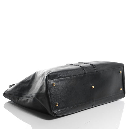 Saint Laurent Leather Large Neo Reversible Tote Black Bronze 4 of 7