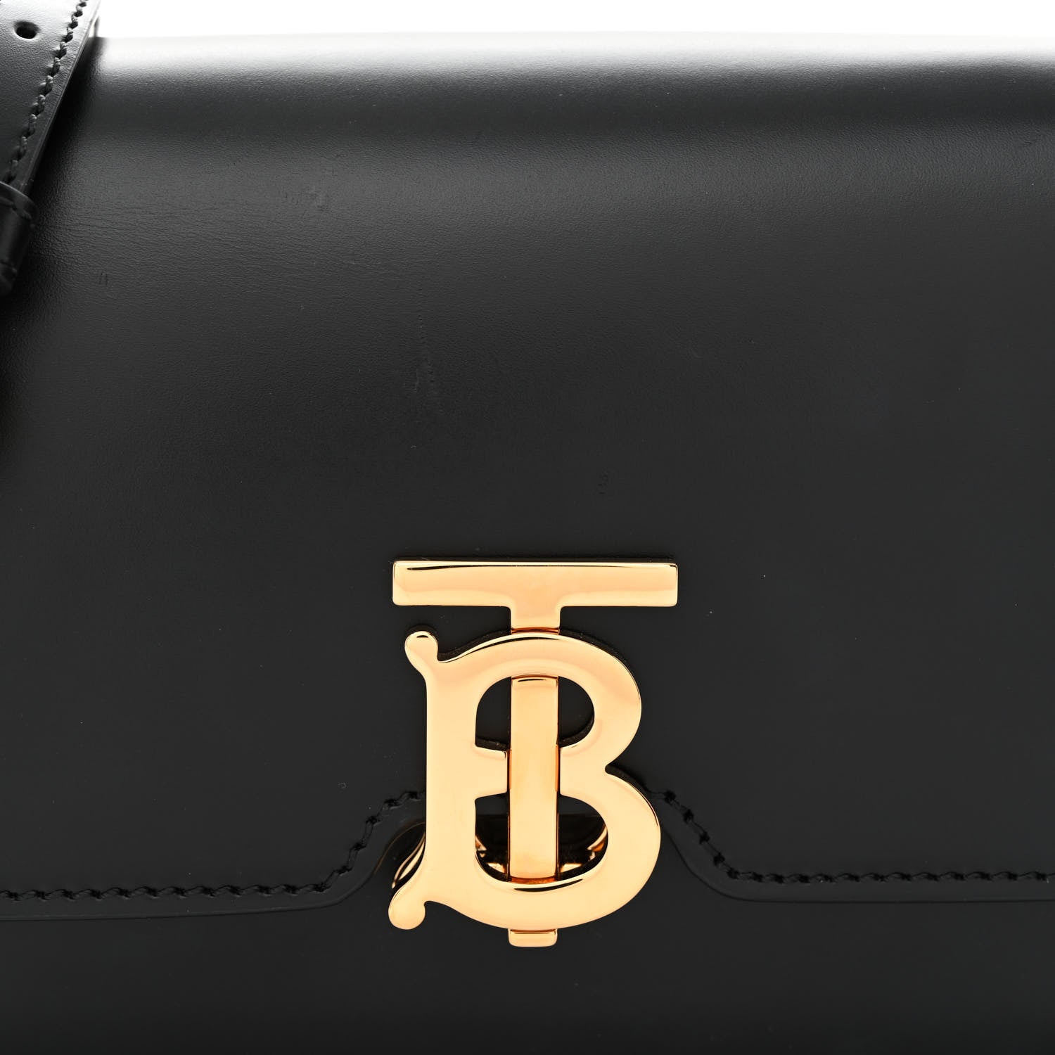 Burberry Calfskin Small TB Bag Black 7 of 13