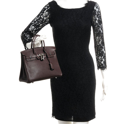 Hermes Togo Birkin 25 Marron Fonce 2 of 22