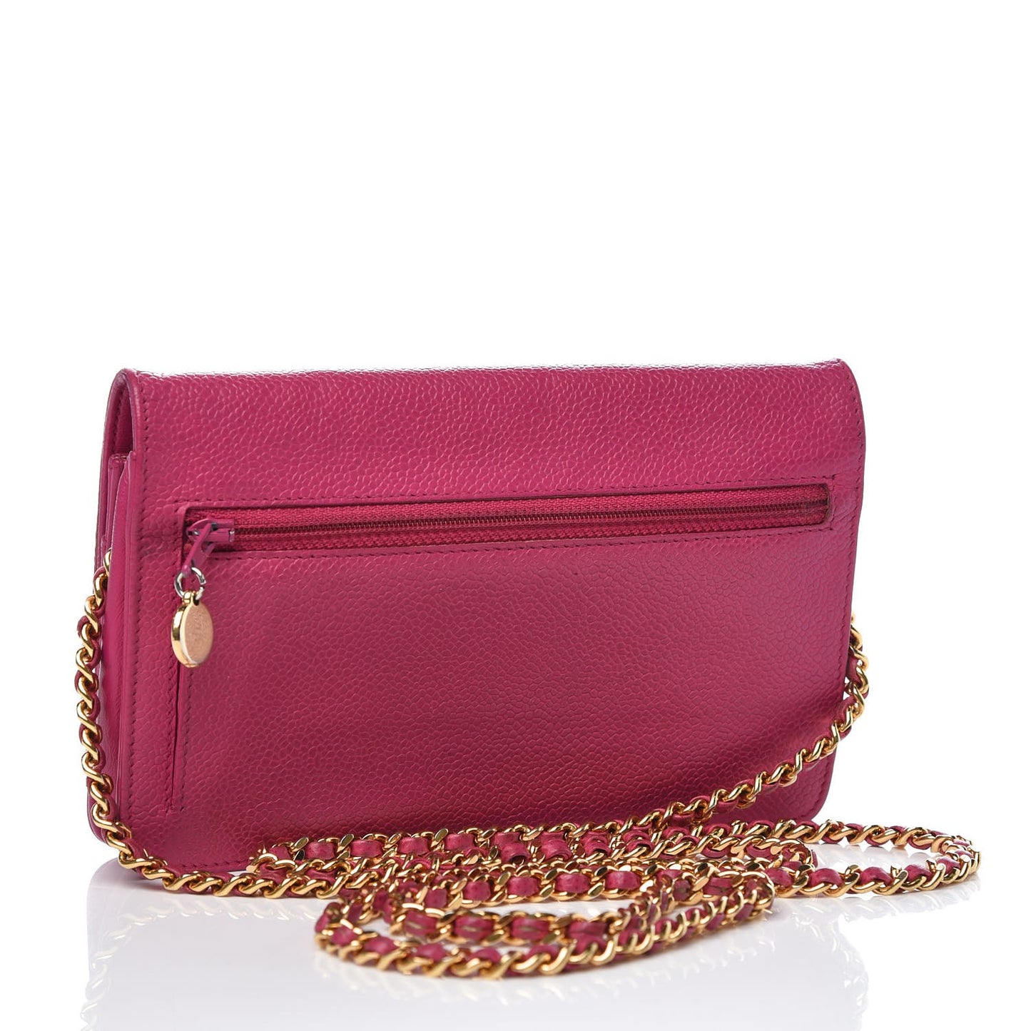 Caviar Timeless CC Wallet On Chain WOC Dark Pink