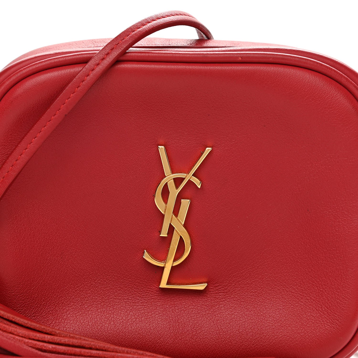 Saint Laurent Nappa Monogram Blogger Bag New Red 8 of 11