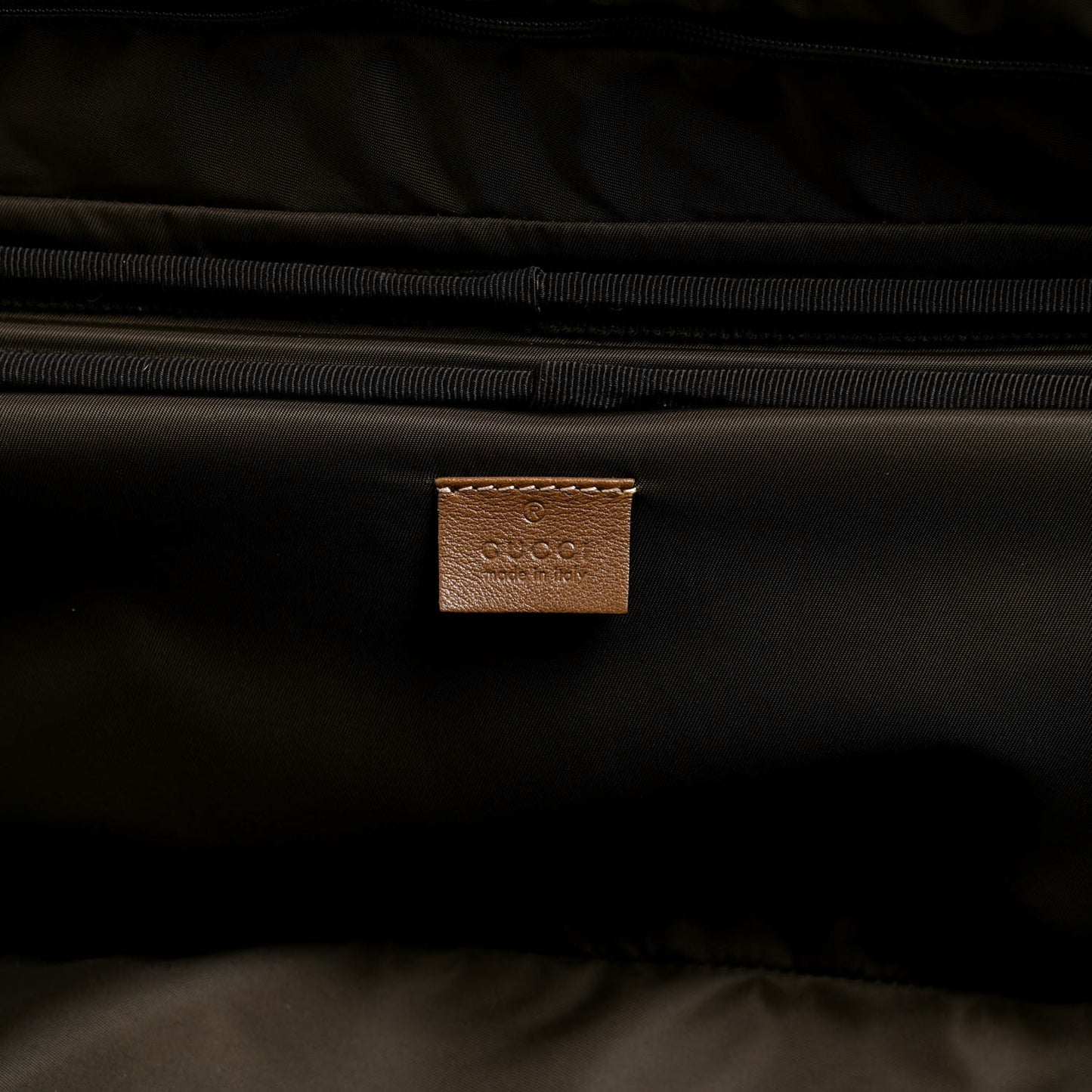 Diamante Plus Four Wheel Trolley Suitcase Brown