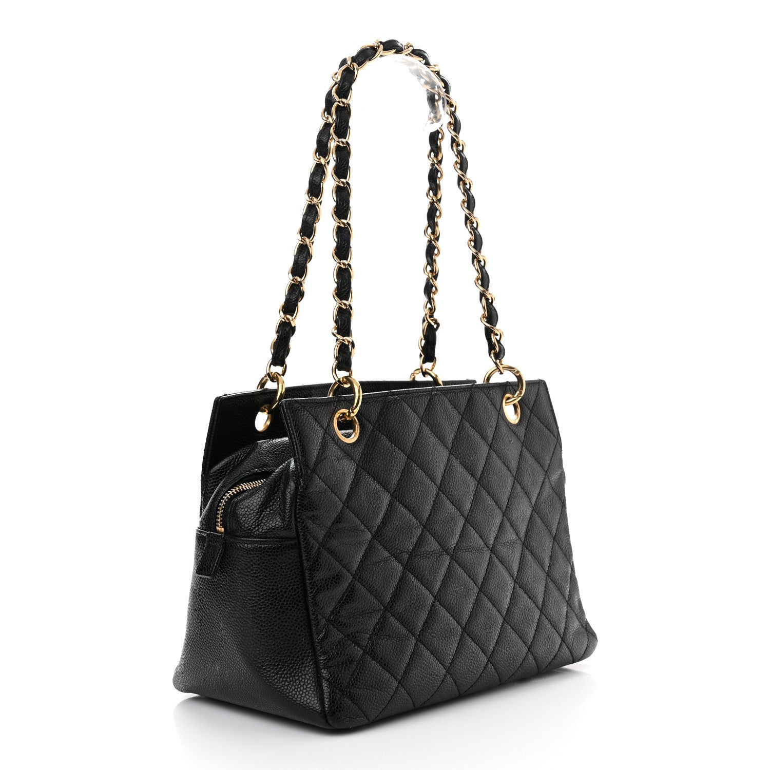 Chanel Caviar Quilted Petit Timeless Tote PTT Black 3 of 11