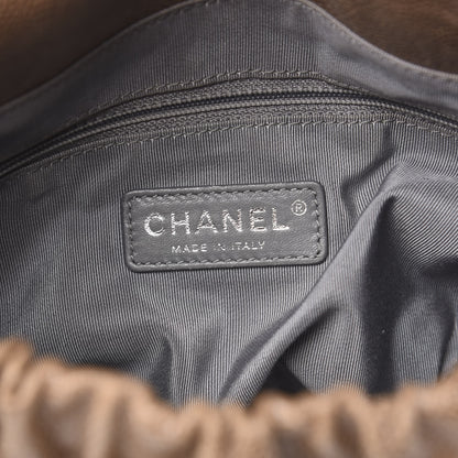 Chanel Caviar Quilted Medium Elastic Flap Brown 5 of 13