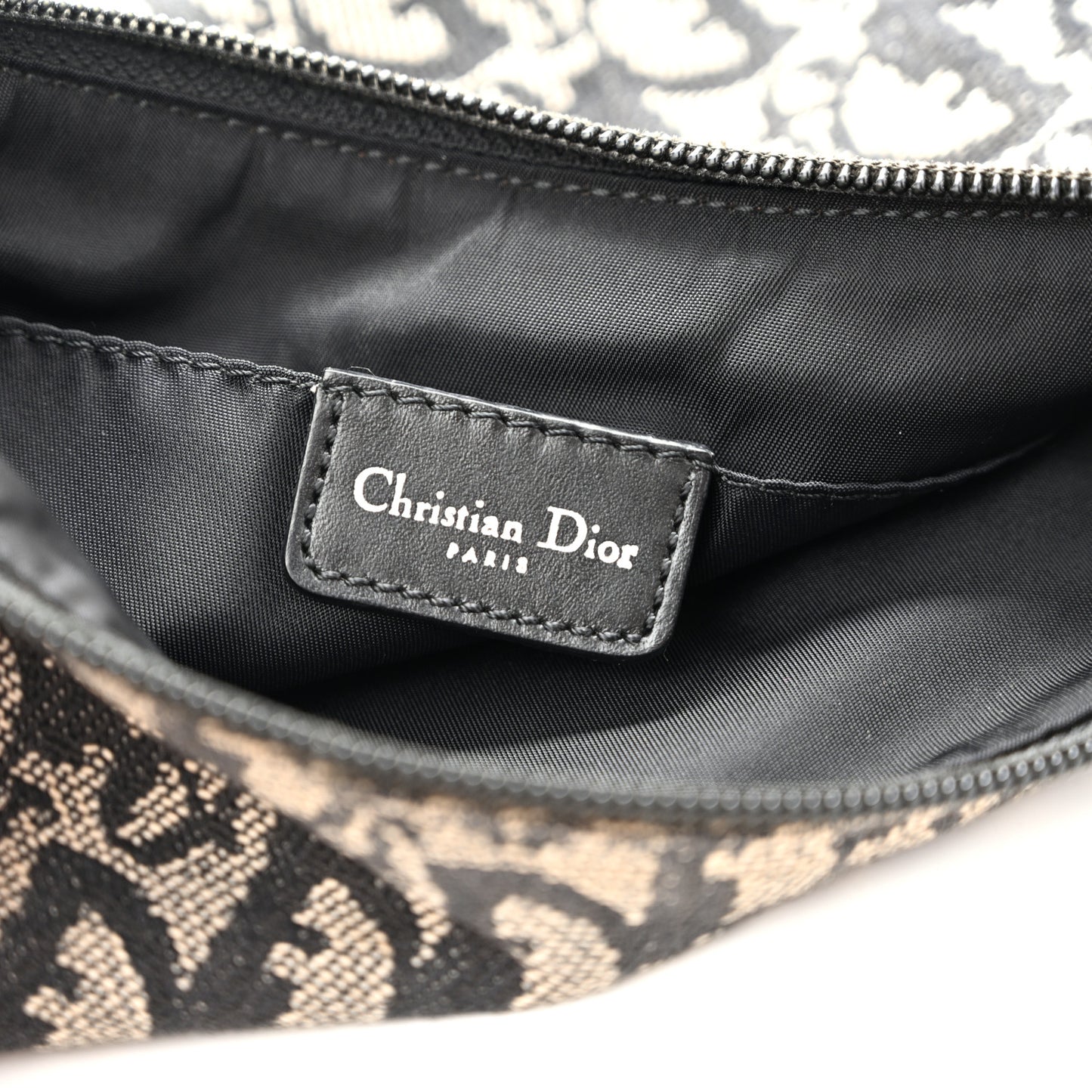 Monogram Shoulder Bag Pochette Black