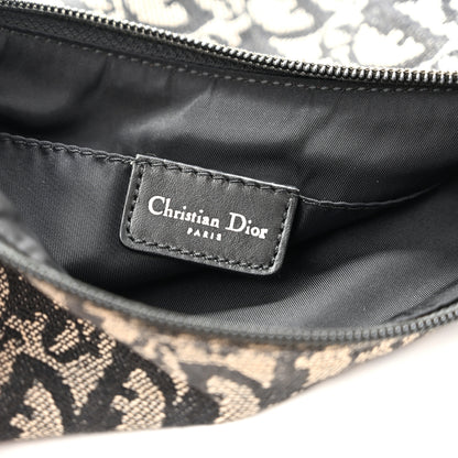 Christian Dior Monogram Shoulder Bag Pochette Black 6 of 13
