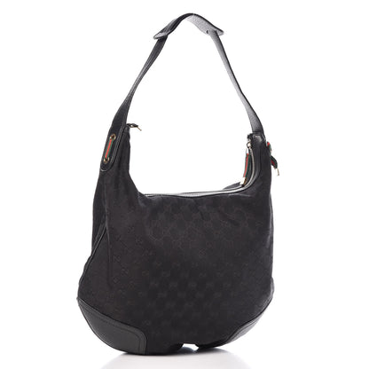 Gucci Monogram Large Princy Hobo Black 3 of 15