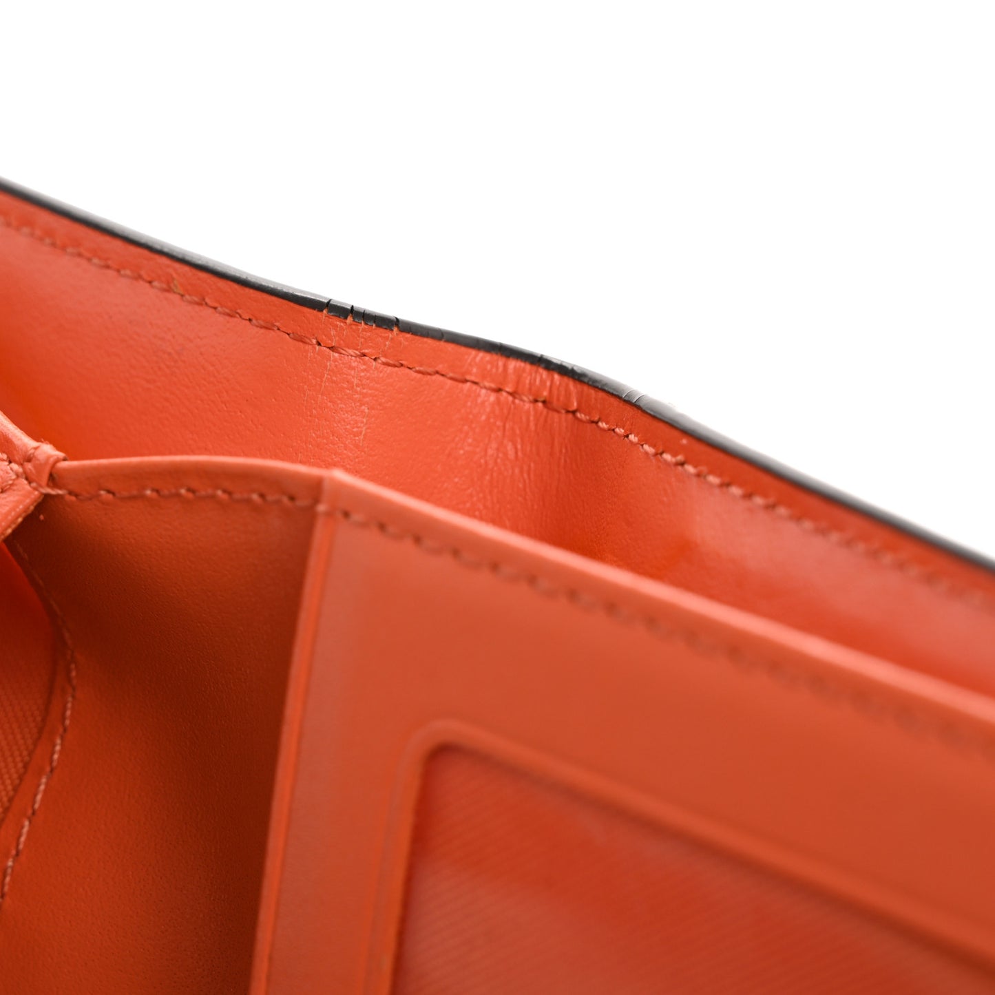 Saffiano Wallet Pink Orange