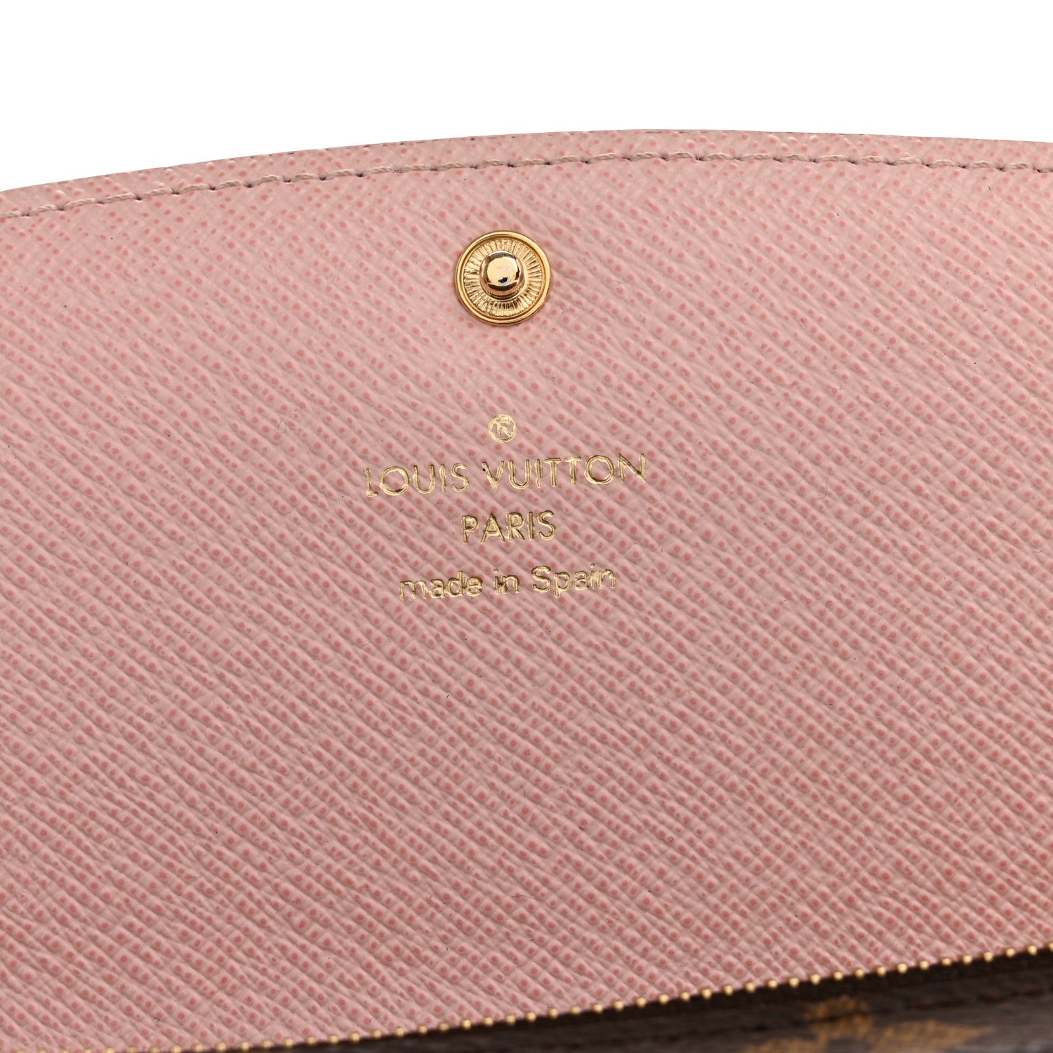 Louis Vuitton Monogram Emilie Wallet Rose Ballerine 6 of 10