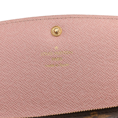 Louis Vuitton Monogram Emilie Wallet Rose Ballerine 6 of 10
