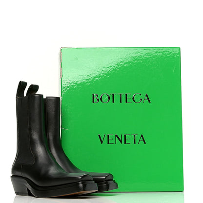 Bottega Veneta Calfskin Lean Mid-Calf Boots 38 Black 11 of 11