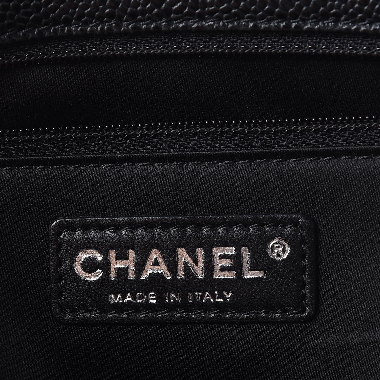 Chanel Caviar Quilted Grand Shopping Tote GST Black 6 of 9