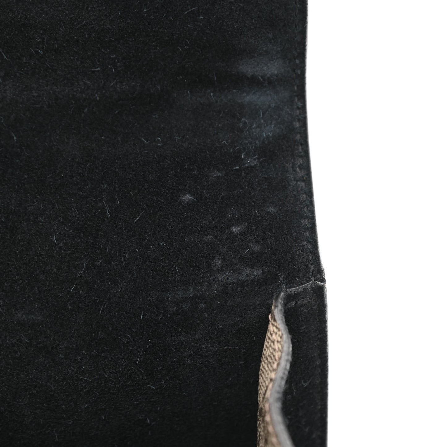 GG Supreme Monogram Suede Crystal Small Dionysus Shoulder Bag Beige Ebony Black