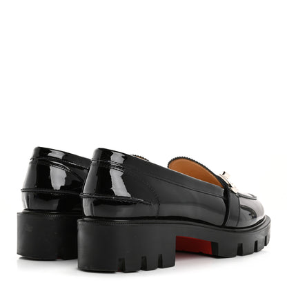 Christian Louboutin Patent Lock Woody Loafers 36.5 Black 5 of 14