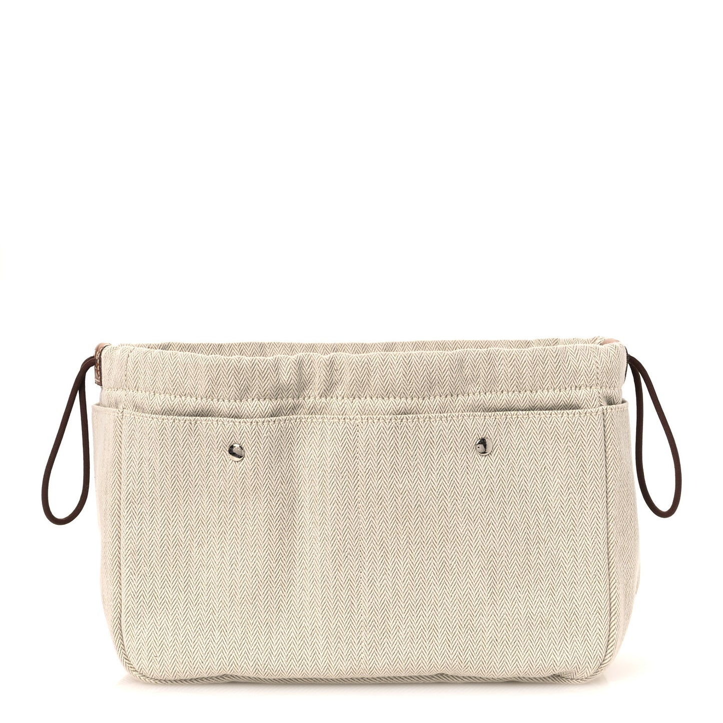 Canvas Barenia Fourbi 25 MM Pouch Naturel Fauve