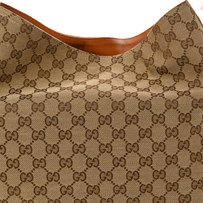 Gucci Monogram Medium Heritage Shoulder Bag Light Tobacco 8 of 10