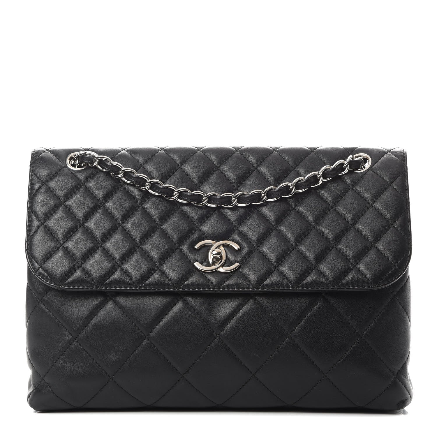 Chanel Calfskin Quilted In The Business Flap Bag Black 1 of 14