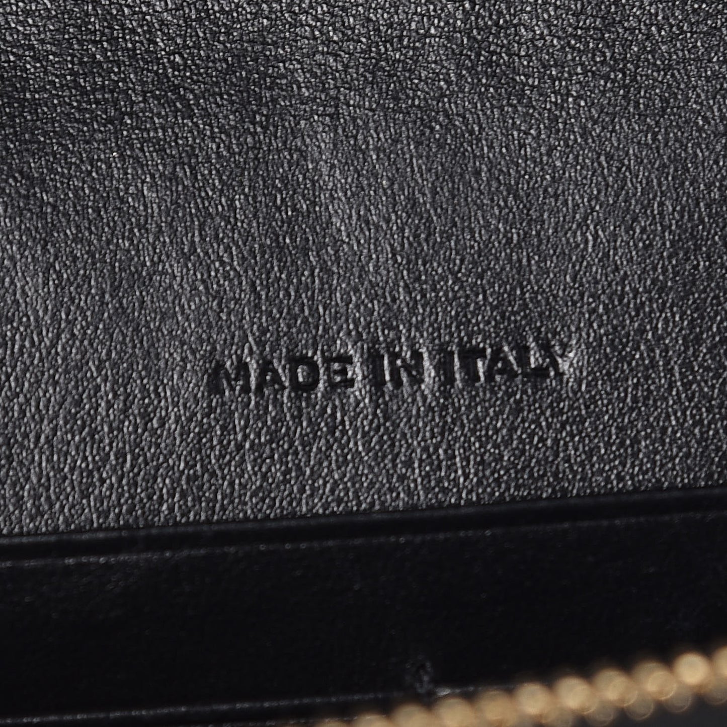 Velvet Leopard Print Monogram Envelope Chain Wallet Black