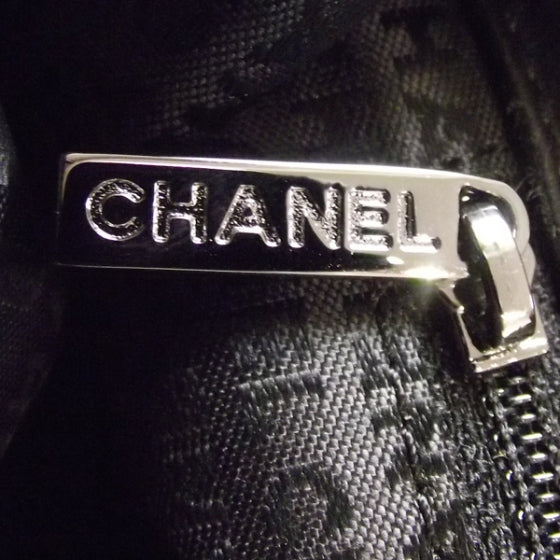 Lambskin East West Chocolate Bar Chain Flap Black