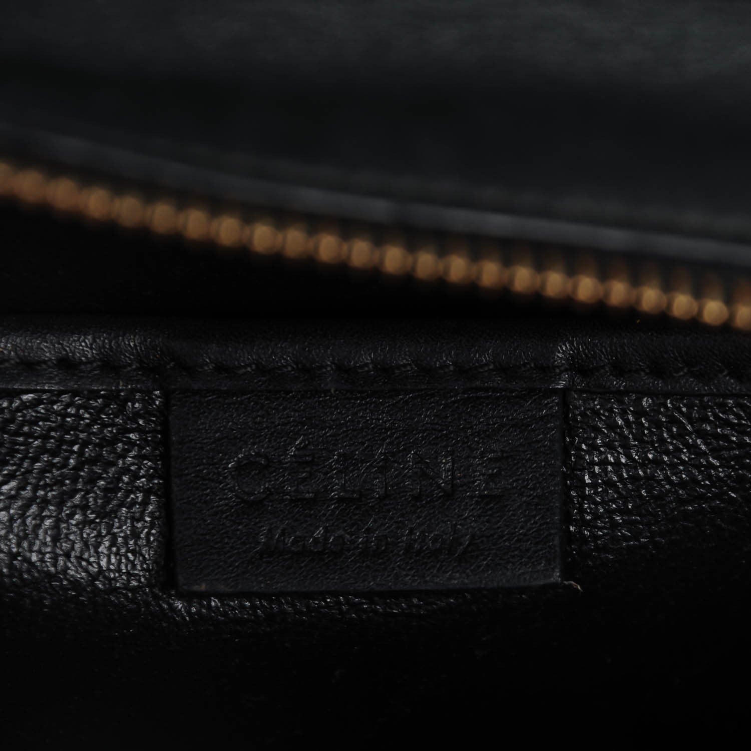 Celine Smooth Calfskin Nano Luggage Black 5 of 8