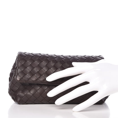 Bottega Veneta Nappa Intrecciato Cosmetic Case Ebano 2 of 10
