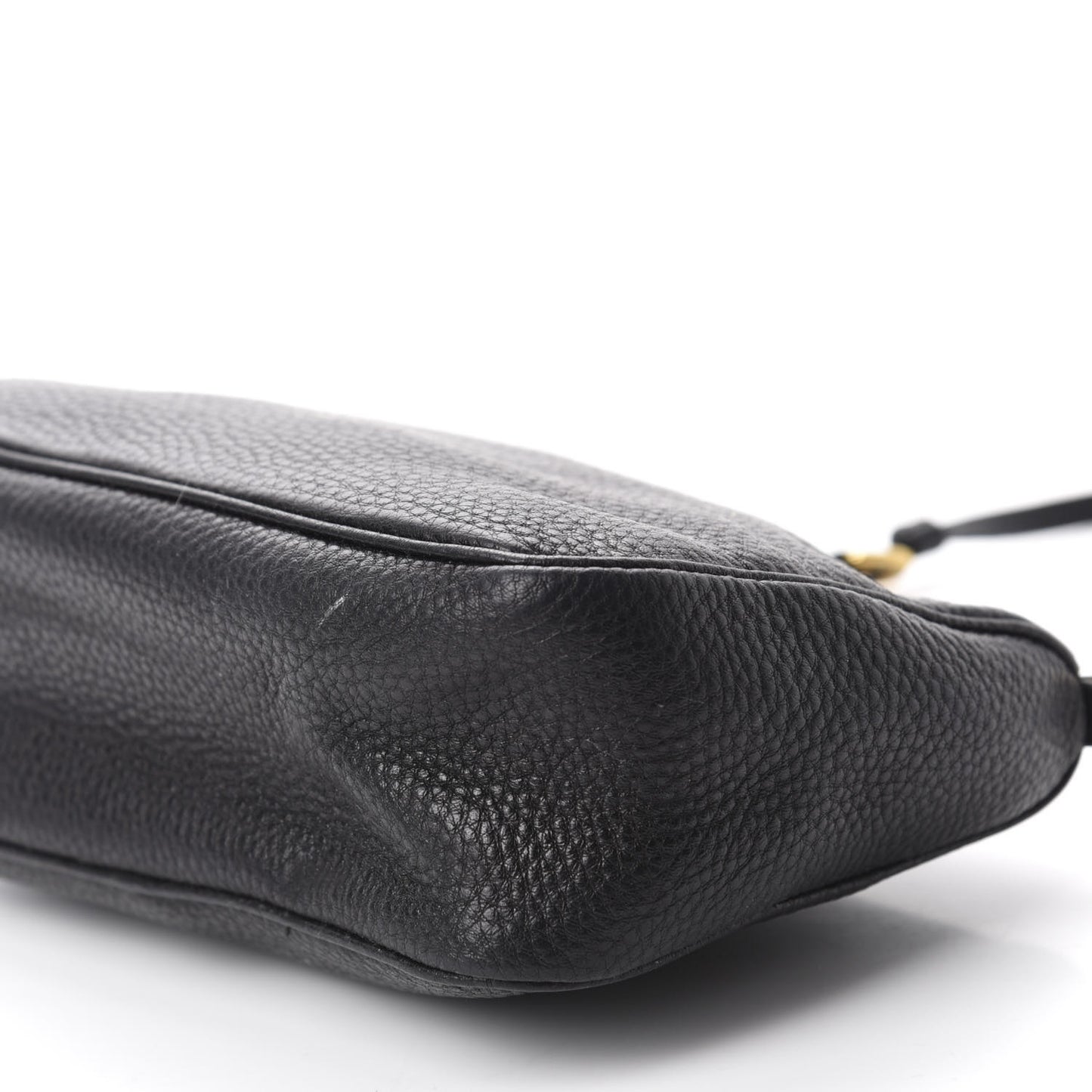Vitello Daino Pochette Bag Black