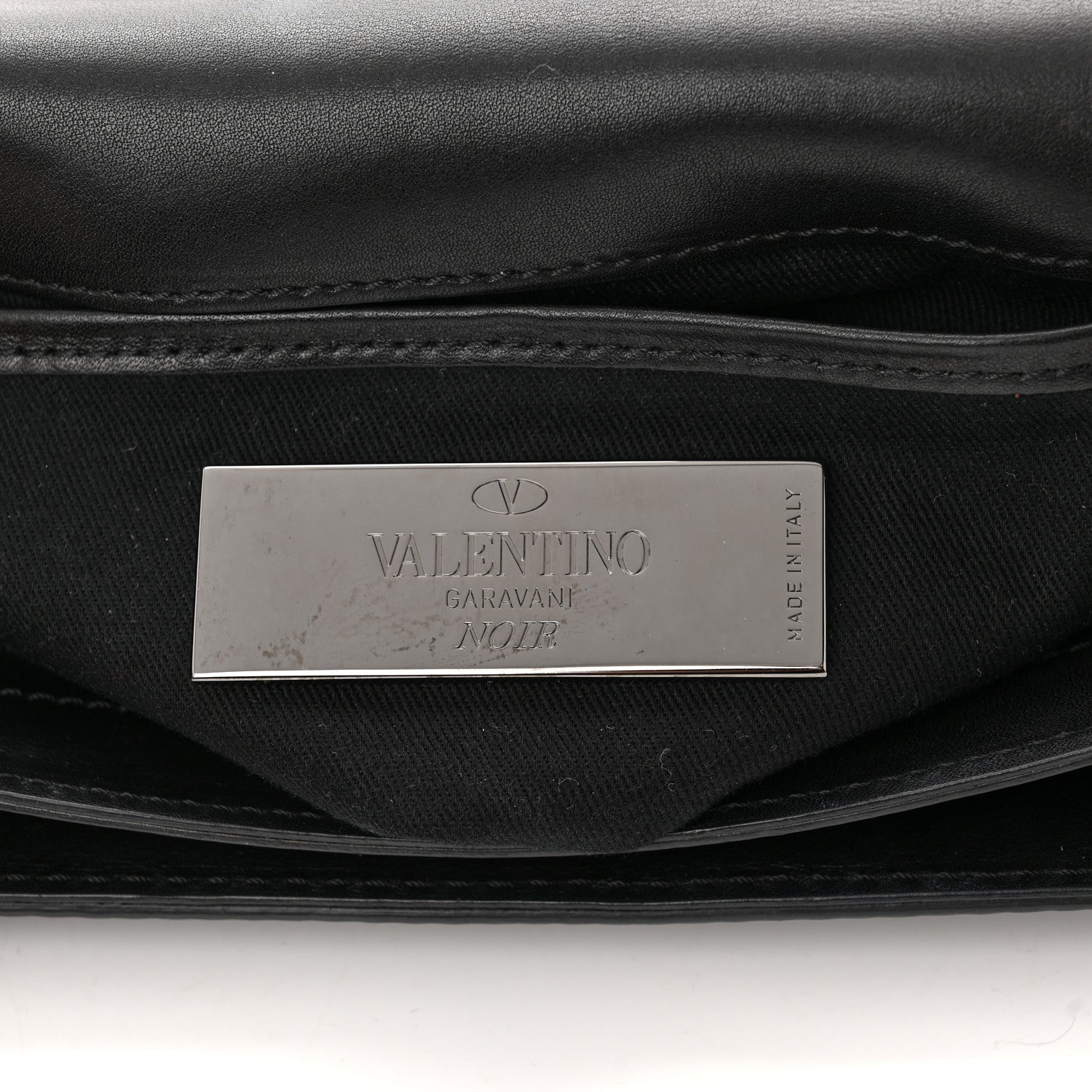 Valentino Garavani Crystal Encrusted Studs Va Va Voom Shoulder Bag Black 6 of 12