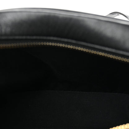 Saint Laurent Calfskin Matelasse Monogram Lou Camera Bag Black 5 of 9