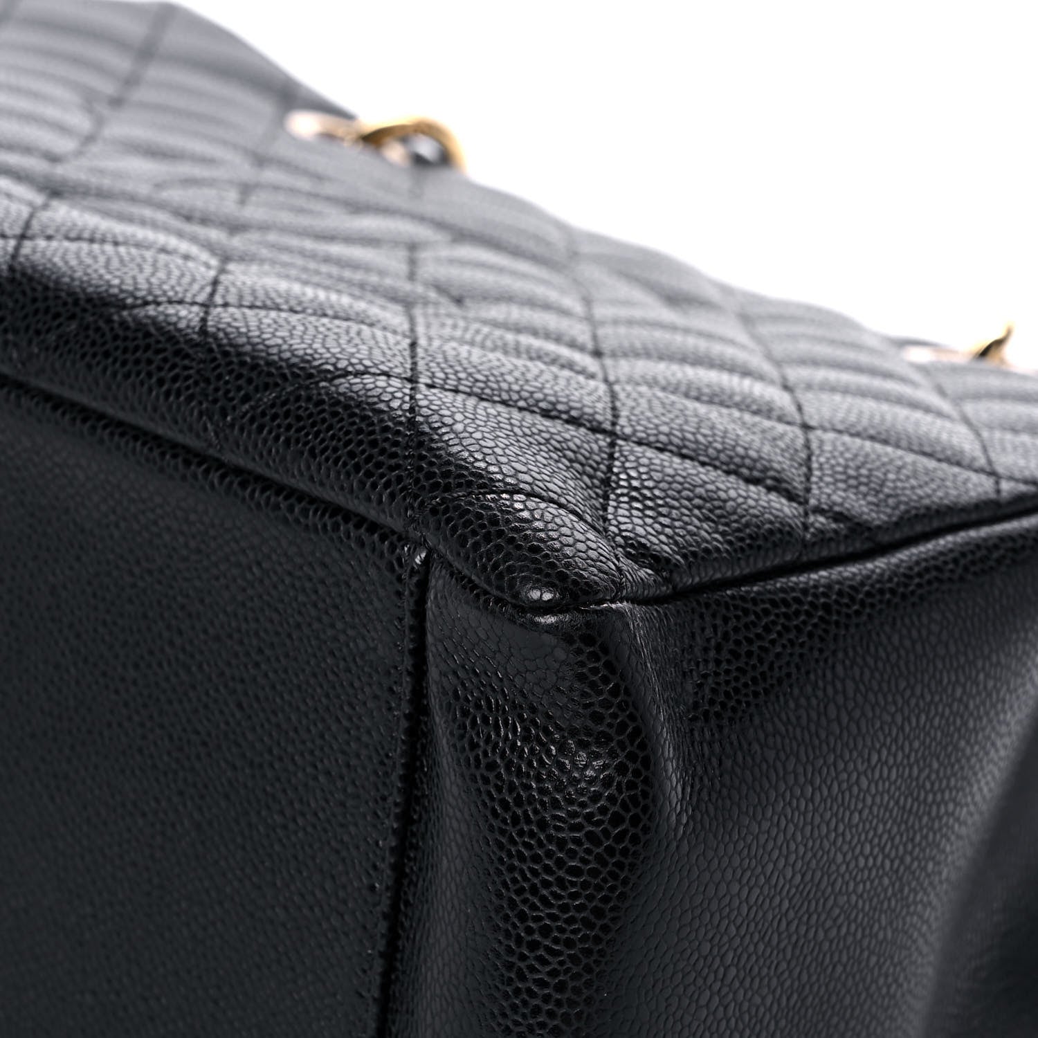Chanel Caviar Quilted Grand Shopping Tote GST Black 10 of 12