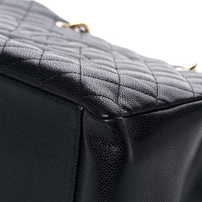 Chanel Caviar Quilted Grand Shopping Tote GST Black 10 of 12