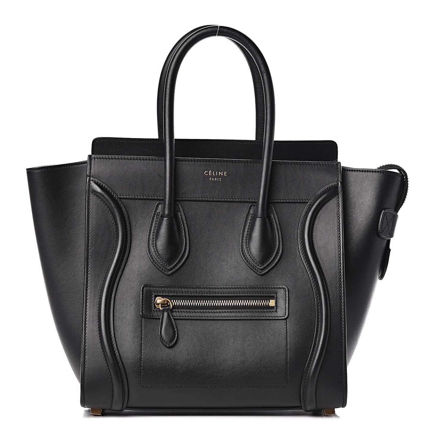 Smooth Calfskin Micro Luggage Black