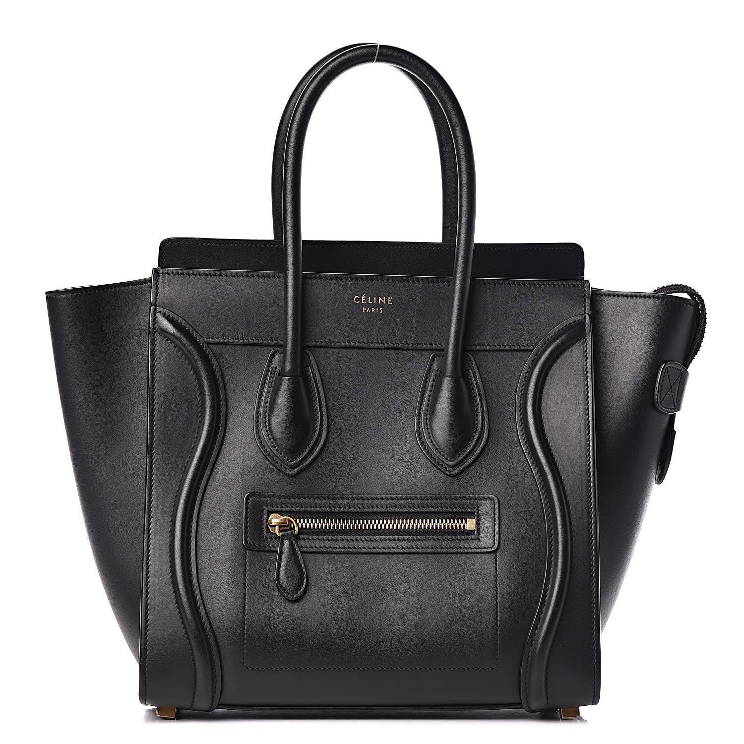 Celine Smooth Calfskin Micro Luggage Black 1 of 13