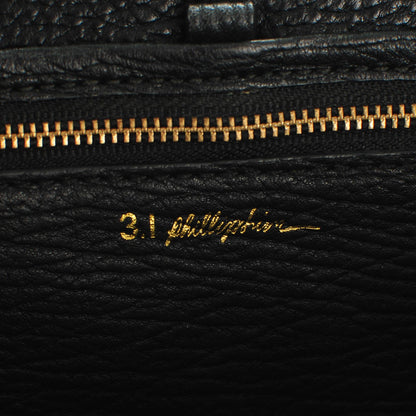 3.1 Phillip Lim 3.1 Textured Calfskin Mini Pashli Satchel Black 6 of 7
