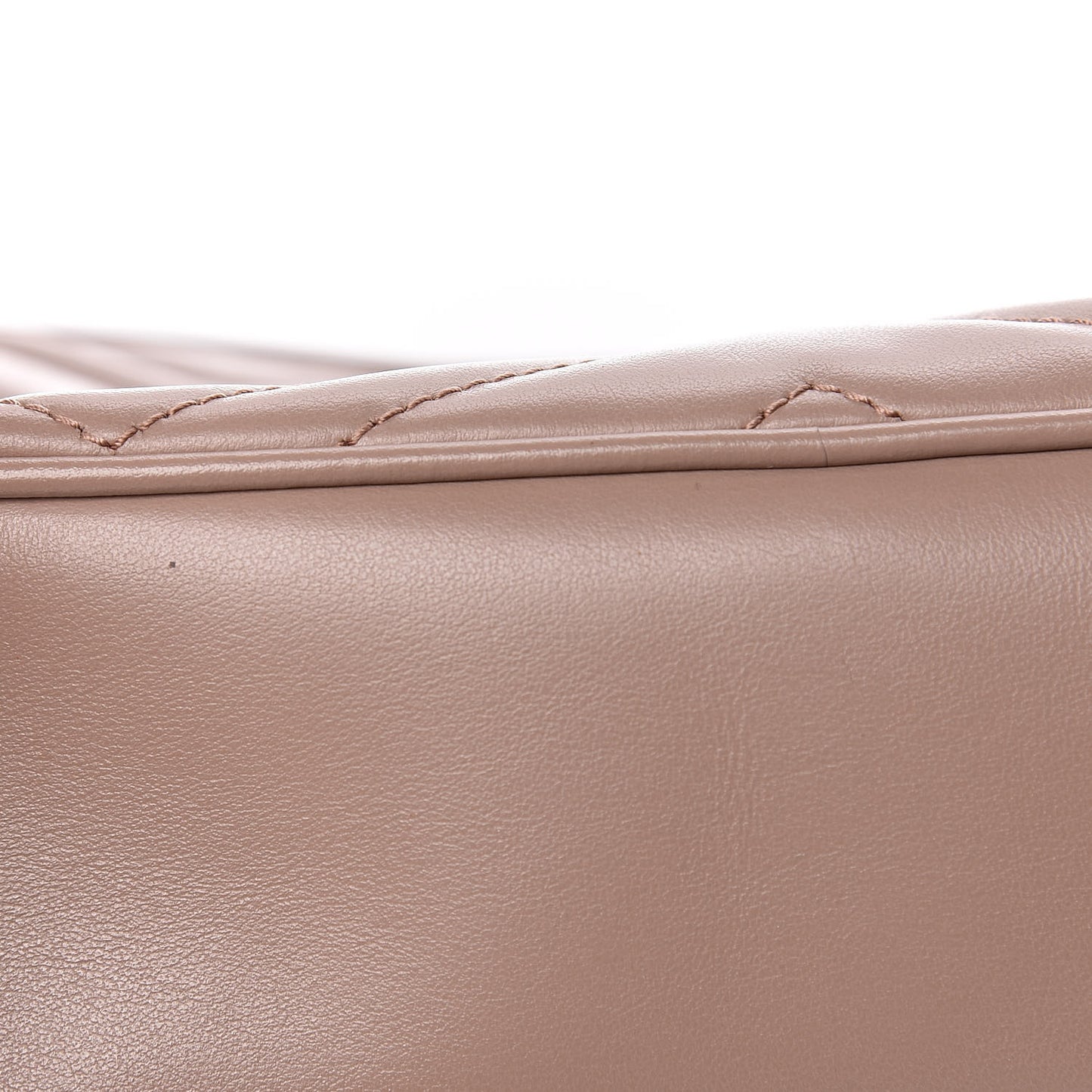 Calfskin Matelasse Small GG Marmont Chain Shoulder Bag Taupe