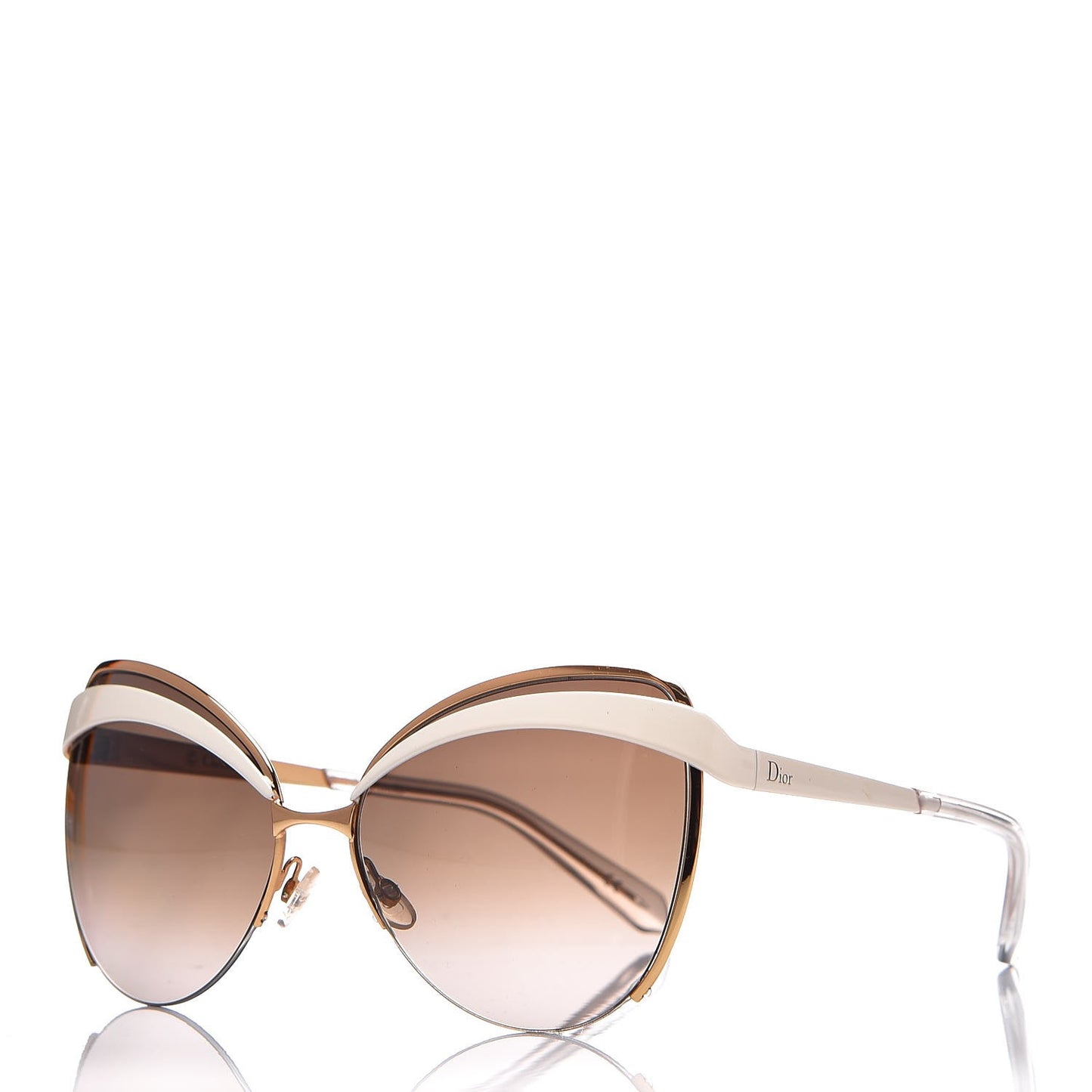 Eyes1 Sunglasses White Gold