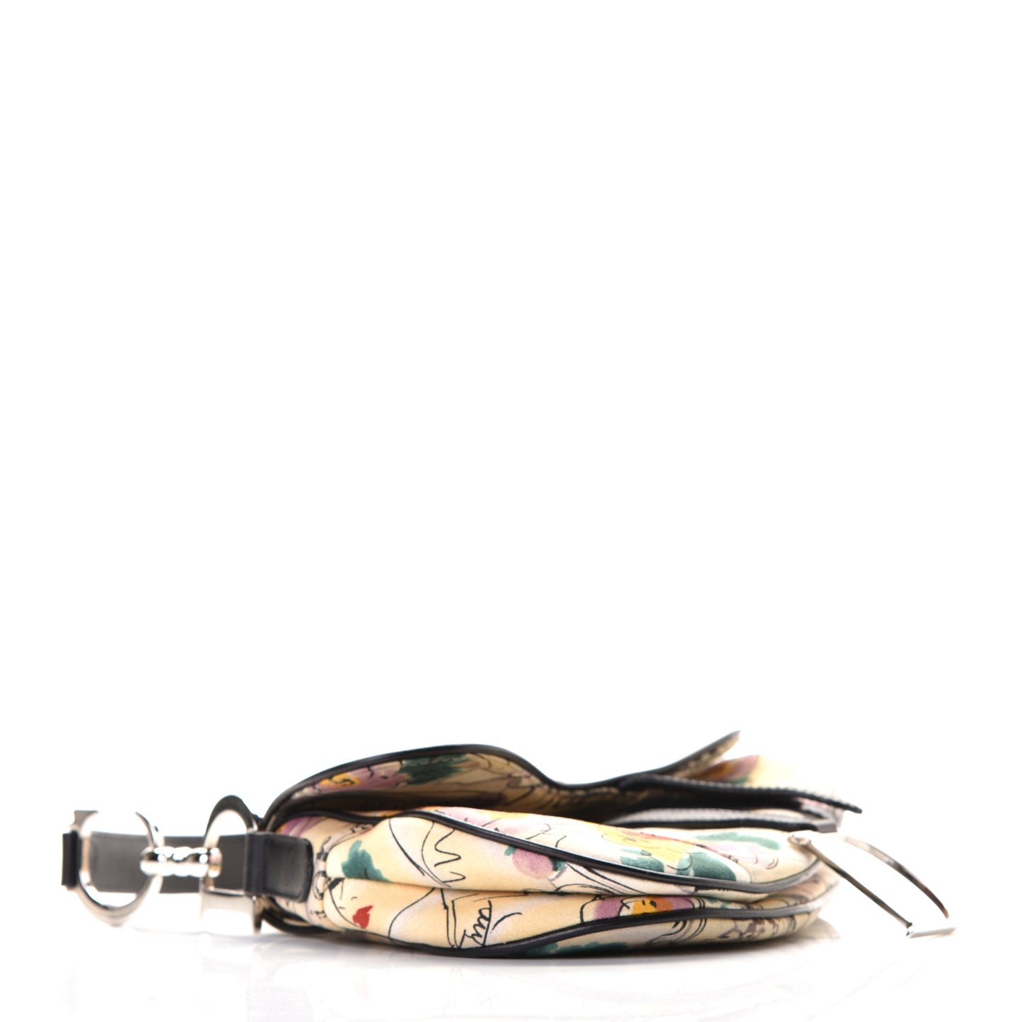 Canvas Paris 50s Saddle Bag Multicolor