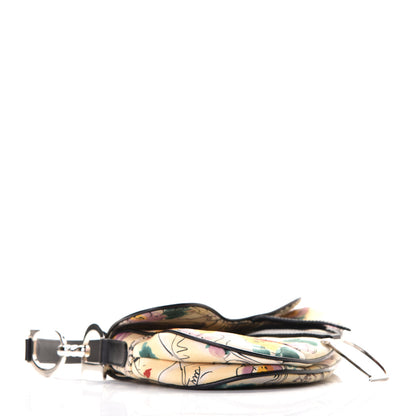 Christian Dior Canvas Paris 50s Saddle Bag Multicolor 3 of 5