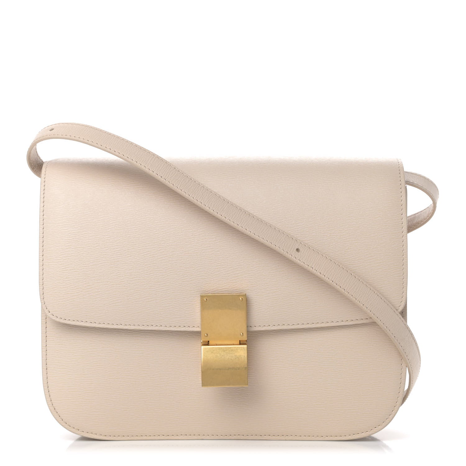 Celine Liege Calfskin Medium Classic Box Flap Bag Powder 1 of 5