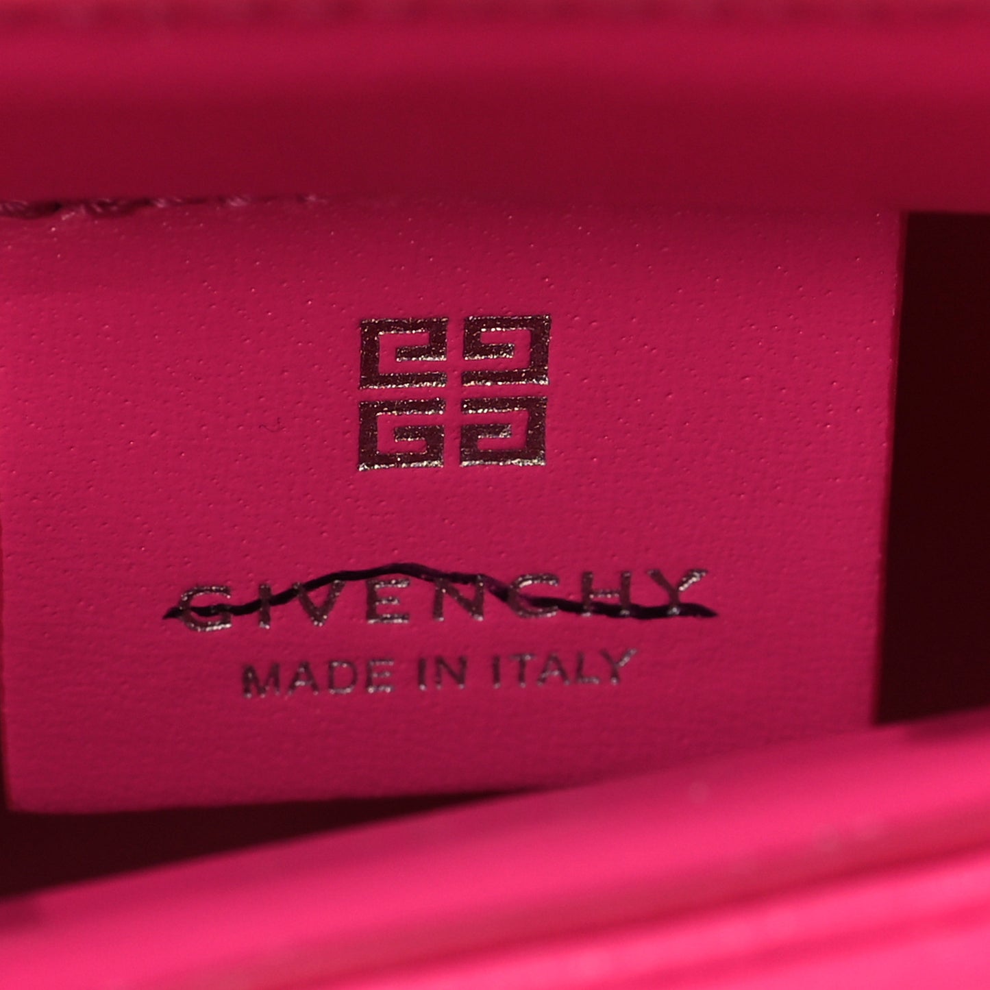 Shiny Lord Calfskin Micro Antigona Neon Pink