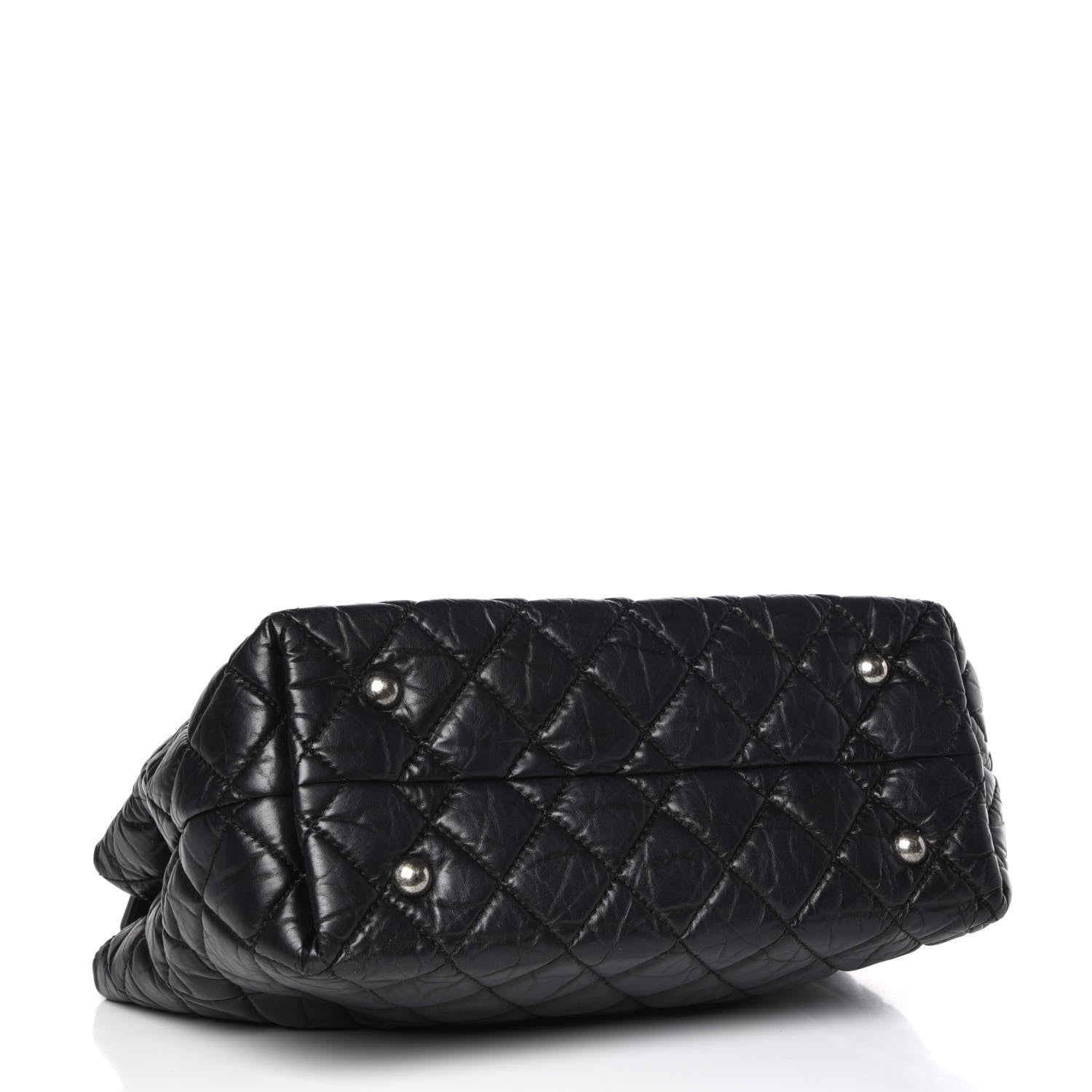 Chanel Aged Calfskin Reissue 2.55 Tote Black 4 of 11