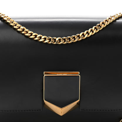 Jimmy Choo Smooth Calfskin Lockett Petite Shoulder Bag Black 8 of 10