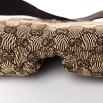Gucci GG Plus Monogram Double Pocket Belt Bag Dark Brown 15 of 21