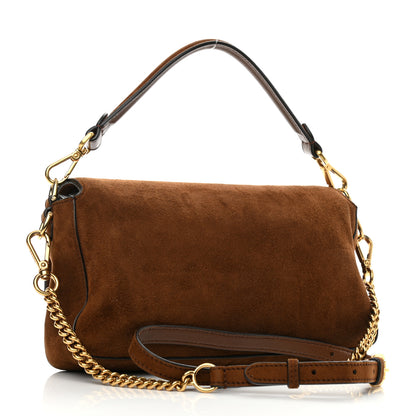 Fendi Chamois Baguette Marrone 3 of 10