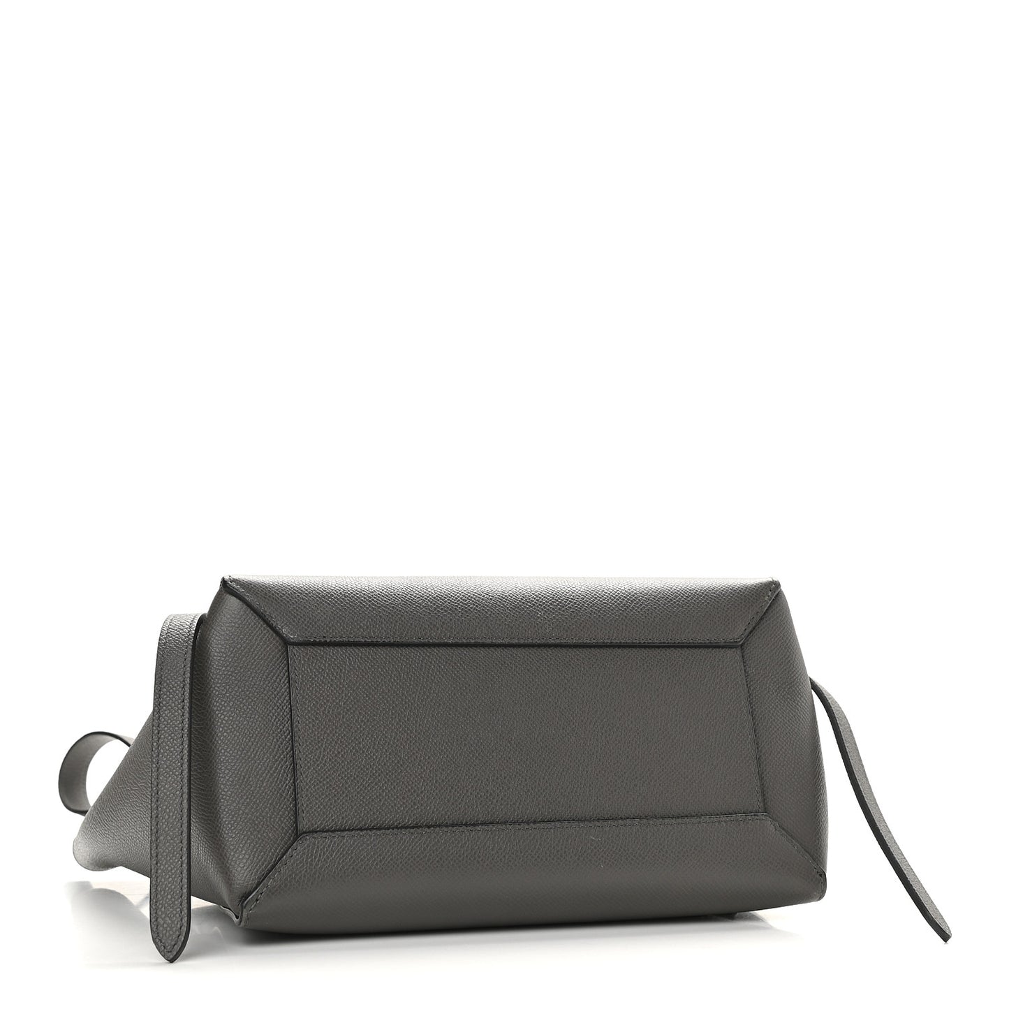Grained Calfskin Nano Belt Bag Grey