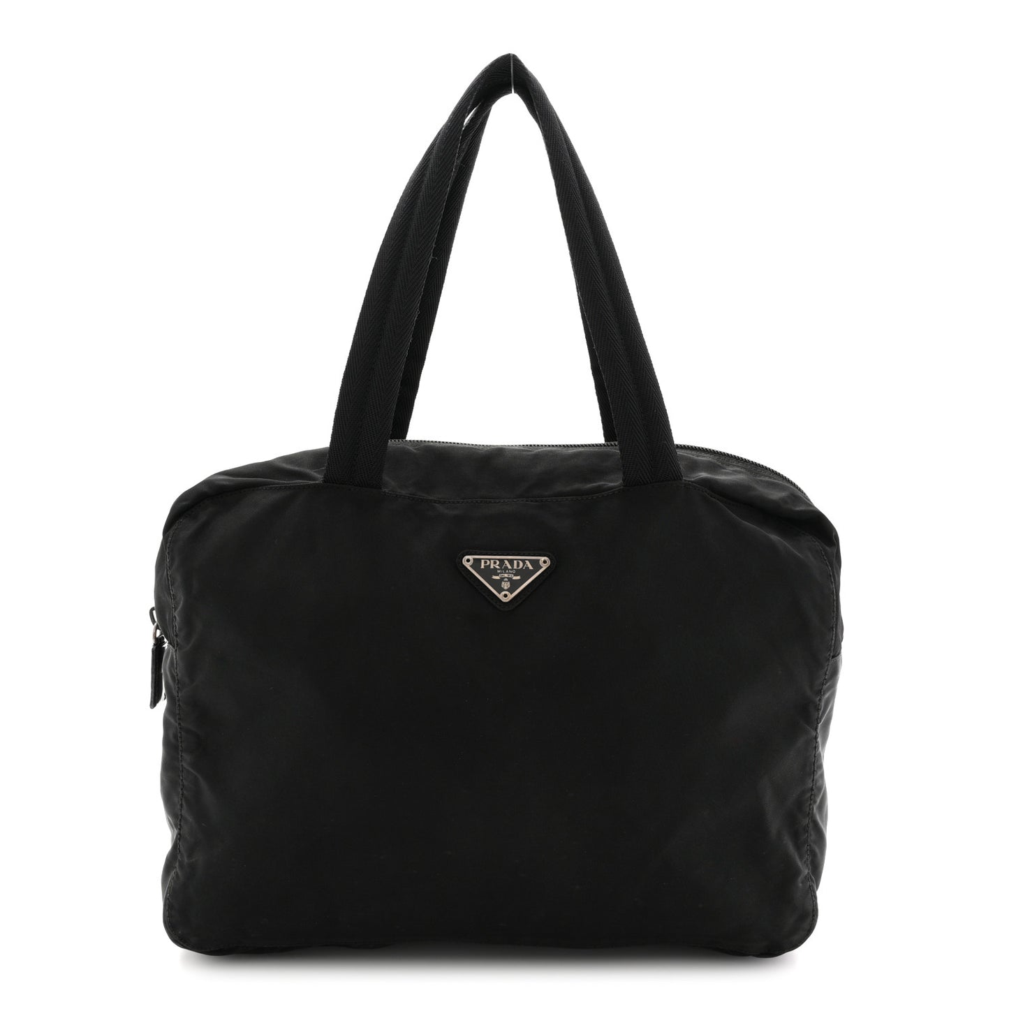 Tessuto Nylon Shoulder Bag  Black
